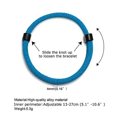 Rope Bracelet, Simple Bracelet. Nautical Bracelet. String Bracelet. 3mm
