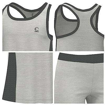 Essenclo Girls Tank Tops and Shorts Summer Outfits, Athletic Activewear  Loose Fit Cute Girls' Fashion Clothing Sets Size 5-14 - E1103 - Gray - 9-10  - Yahoo Shopping