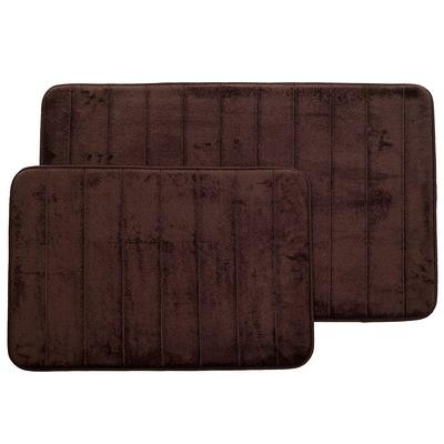 Lavish Home Memory Foam Extra Long Bath Rug Mat - 24x 60