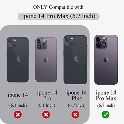 Spevert Magnetic Clear Case for iPhone 14 Pro Max with Camera Lens  Protector Full Protection Polypropylene Case Compatible with MagSafe  Elegant