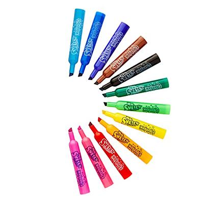 Mr. Sketch Scented Markers Chisel Point Assorted Colors Pack Of 6