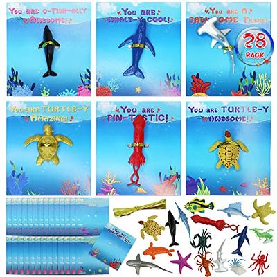 HISHERTOY Valentines Day Gifts for Kids,Valentines Day Cards for Kids  School Classroom Exchange,28 Pack Valentines Sea Animal Cards for School  Boys Girls Toddler Valentine's Day Party Favors Supplies - Yahoo Shopping