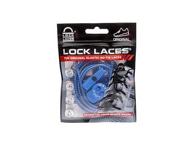 LOCK LACES Lock Laces(r) Original No-Tie Shoelaces (Cool Gray) Crew Cut  Socks Shoes - Yahoo Shopping