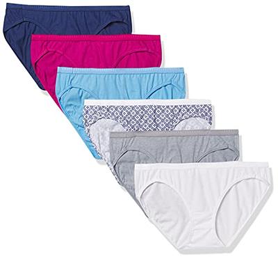 Hanes Ultimate Women's 6-Pack Breathable Cotton Bikini Panty