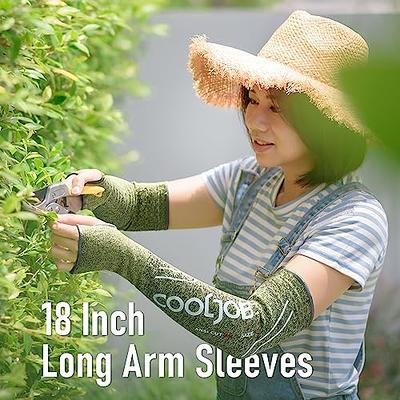 COOLJOB 6 Pairs Gardening Gloves for Women and 1 Pair A6 Cut