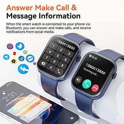 Smart Watch, Bluetooth Smartwatch For Android Ios Phones,ip67 Waterproof  Fitness Watch