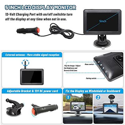 Wireless WiFi Magnetic Battery Powered Backup Camera For