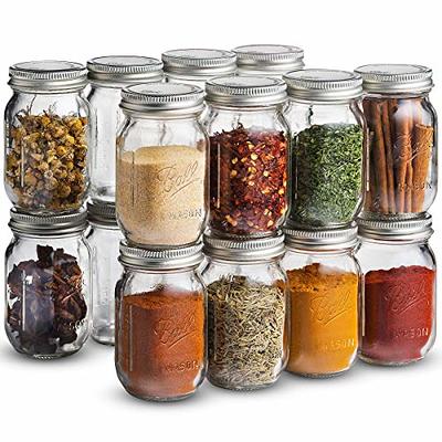 KAMOTA Mason Jars 12 oz With Regular Lids and Bands, Ideal for Jam, Honey,  Wedding Favors, Shower Favors, DIY Spice Jars, 12 PACK, 20 Whiteboard  Labels Included - Yahoo Shopping