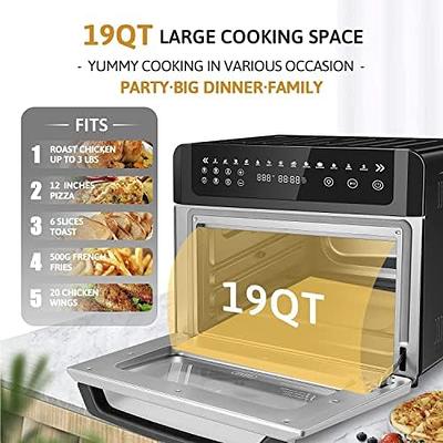 Rotisserie Air Fryer Oven Touchscreen Large 13 QT Family Rotisserie Cooker