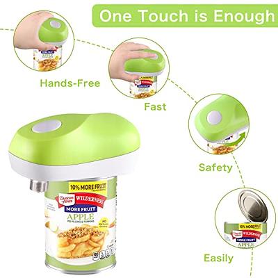 Automatic Electric Can Opener One Touch Hand Free Cans Kitchen