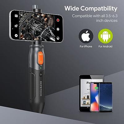 Triple Lens Endoscope Camera with Light, DEPSTECH 1080P Handheld Borescope  Inspection Camera with Split Screen, Waterproof Snake Camera, 10FT Flexible  Automotive Plumbing Tools for iPhone & Android - Yahoo Shopping