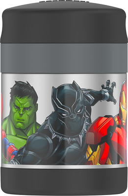 THERMOS FUNTAINER 10 Ounce Stainless Steel Vacuum Insulated Kids Food Jar,  Batman