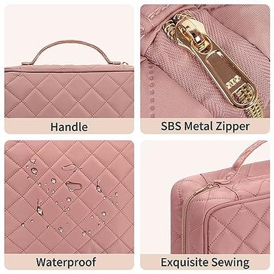 MULISOFT Toiletry Bag for Women and Men, Water-Resistant Travel Makeup Bag with Hanging Hook, Compact Travel Toiletry Organizer Bag, Makeup Organizer