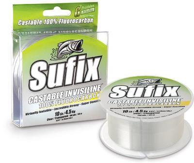 Sufix Invisiline Fluorocarbon Leader 33-Yards Leader Wheel Fishing