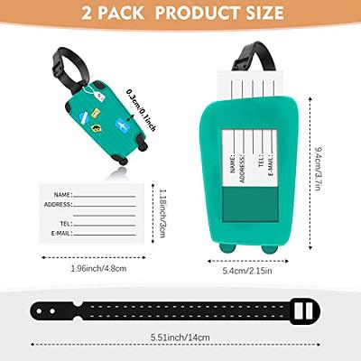 Luggage Tags For Suitcases, Quickly Spot Identifier Tags, Travel