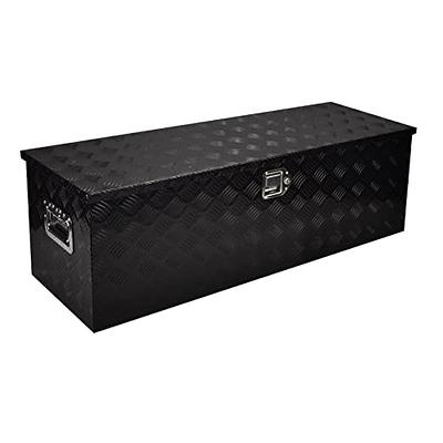 48 Aluminum Storage Box Toolbox w/ Lock & Keys, for Truck Pickup Trailer  Garage Indoor 