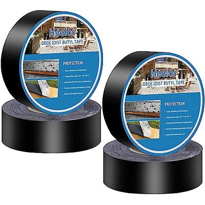 Heelos Deck Joist Tape 2''×50',4 Pack Weather-Resistant Joist Tape for  Decking,Waterproof Seal Antiseptic Butyl Joist Tape,Self-Adhesive Flashing  Joist Tape for Wood Decks Beams Roof - Yahoo Shopping