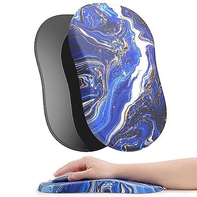 KUOSGM Large Ergonomic Mouse Pad Wrist Support, Carpal Tunnel Pain Relief  Mousepad Wrist Rest, Wrist Pad for Mouse with Gel Memory Foam for Computer  