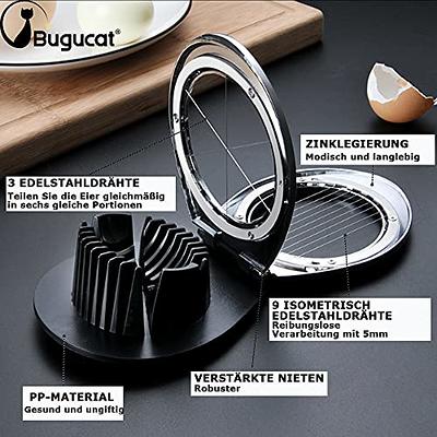 Egg Slicer 2 in 1 Stainless Steel Wire Multipurpose Egg Cutter