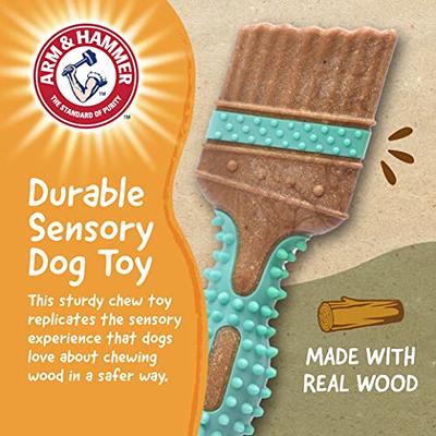 Arm & Hammer for Pets Chew Tools Collection: Wood Blend Pliers Chew Toy for  Dogs | Compressed Wood Dog Chew Toys with Baking Soda, Safer & Durable