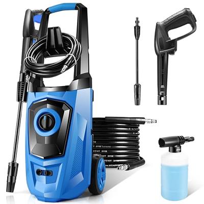 Electric High Power Pressure Washer with 4 Nozzles Detergent Tank Hose Reel  Maintenance Machine - Yahoo Shopping