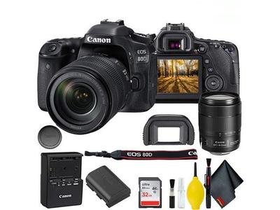 Canon EOS 250D / Rebel SL3 DSLR Camera + 18-55mm Lens+ 30 Piece Accessory  Bundle