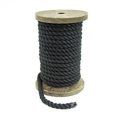  ATERET 3/8 Nylon Rope - 3-Strand Twisted Nylon & Polyester  Blended Synthetic Rope - Multipurpose, Lightweight, Weather-Resistant Cord  for Outdoor/Indoor Use and DIY Projects (3/8 x 600 Feet) : Tools 