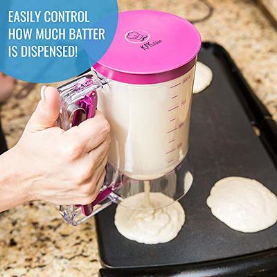 Batter Dispenser,Stainless Steel Pancake Batter Dispenser Funnels with  Stand Great Funnels with Stand Great for Cupcakes, Takoyaki or Any Baked  Goods for Waffles,Pancakes - Yahoo Shopping