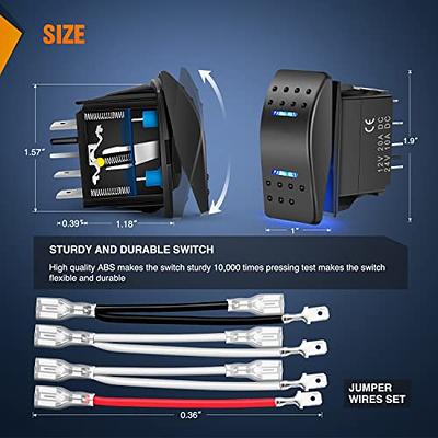 Double Pole Double Throw (DPDT) Wireless Remote Switch For Winch