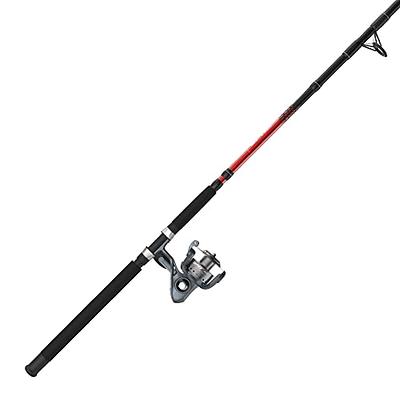 Heavy Spinning Reel And Fishing Rod Combo 7 Foot Graphite Rod Lightweight  NEW