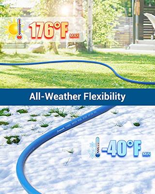 Flexzilla Garden Hose 5/8 in. x 50 ft, Heavy Duty, Lightweight, Drinking  Water Safe, ZillaGreen - HFZG550YW-E