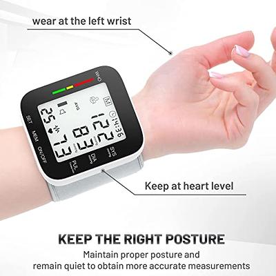 Wrist Blood Pressure Monitor, Tovendor Digital BP Machine with