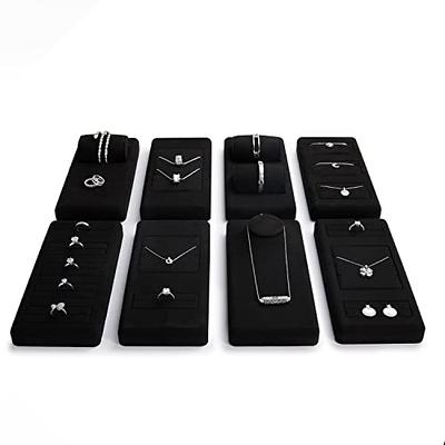 Microfiber Jewelry Boxes Necklace Pendant Bracelet Organizer Box