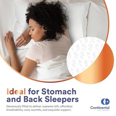 Soft Plush Pillow for Stomach Sleepers