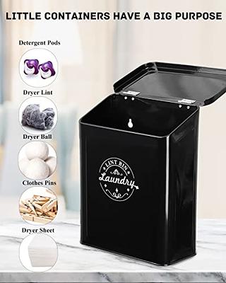 Magnetic Lint Bin for Laundry Room Decor Accessories Laundry 