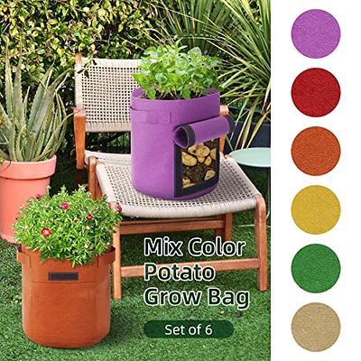 7 Gallons Potato Grow Container Bag DIY Planter PE Cloth Planting