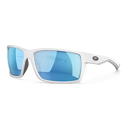 Konlley Sport Polarized Sunglasses UV Protection for Men and Women, Running  Fishing Rectangle Sunglasses with White Frame - Yahoo Shopping