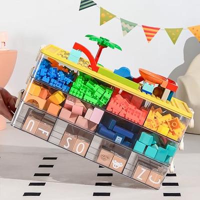 Building Blocks Storage Box Stackable Toys Organizer With Lego