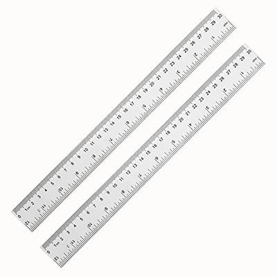 Mr. Pen- Machinist Ruler, Ruler 6 inch, 3 Pack, mm Ruler, Metric Ruler,  Millimeter Ruler, (1/64, 1/32, mm and .5 mm), Metal Ruler 6 inch, Precision