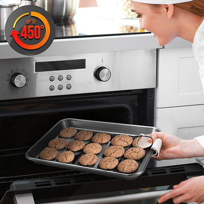 NutriChef 6 Piece Non Stick Kitchen Oven Stackable Ceramic Baking