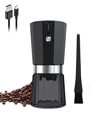 binROC Conical Burr Coffee Grinder with 48 Grind Settings, Anti-static  Adjustable Electric Coffee Bean Grinder for 2-12 Cups (Black) - Yahoo  Shopping