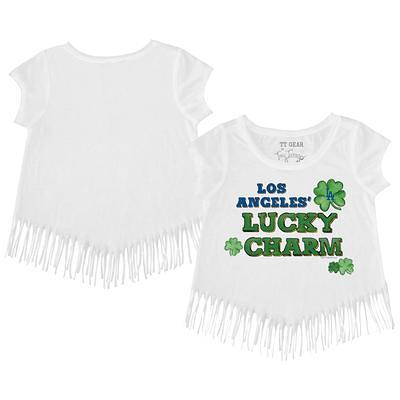 Dodgers White Fan Dress - Girls