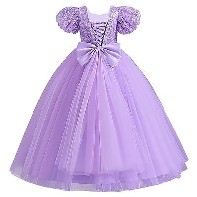 Girls Sequins Flower Dress Ball Dress Party Dress Fancy Dress 