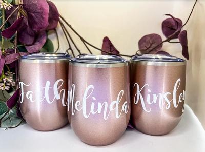 Personalized Glass Cup With Bamboo Lid & Straw  16 Oz Beer Can Custom Mason  Jar Iced Coffee Mug Bridesmaid Gift Tumbler - Yahoo Shopping