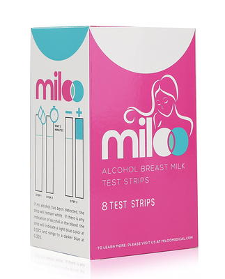 Milkscreen Home Breast Milk Alcohol Test Strips - 8 count