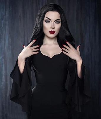  GIKING Halloween Costume Addams Family Costume Women Adult  Wednesday Dress Morticia Floor Vintage Dress : Clothing, Shoes & Jewelry