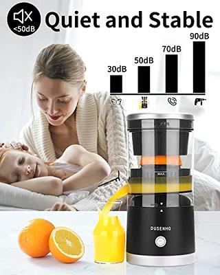 NONOO Electric Citrus Manual Juicer,Portable Orange Juicer Machines  Rechargeable with USB and Cleaning Brush for Fruit Vegetable Squeezer