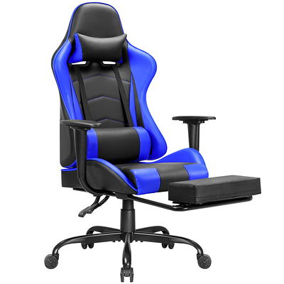 Gaming Chair Racing Office Computer Ergonomic Video Game Chair Backrest And  Seat Height Adjustable Swivel Recliner With Headrest And Lumbar Pillow Esp  - Yahoo Shopping