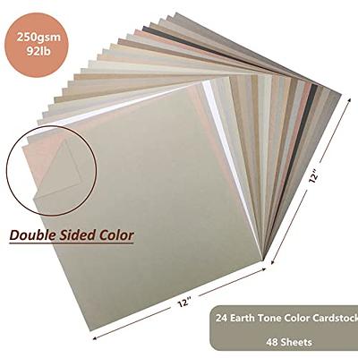200 Pieces Textured Colored Cardstock Thick Printed Card Paper Single Sided  Card Stock for Scrapbook Card Making Decor Kids School Games, 20 Assorted
