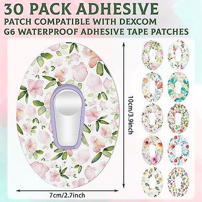 100 Pack Adhesive Patches Compatible With Dexcom G6 Shower